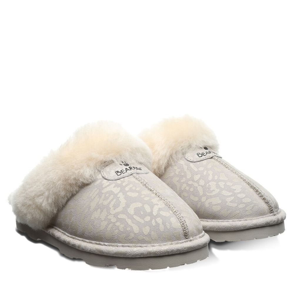 BearPaw Women's Loki Exotic Leopard Slippers NIB SZ 6